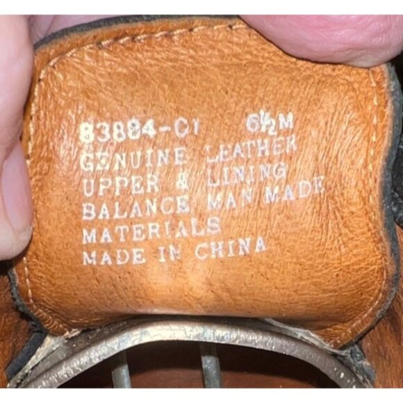 Nunn Bush Men's Black Leather Oxfords  Size 6 1/2M 83 884-C1 - Picture 10 of 12